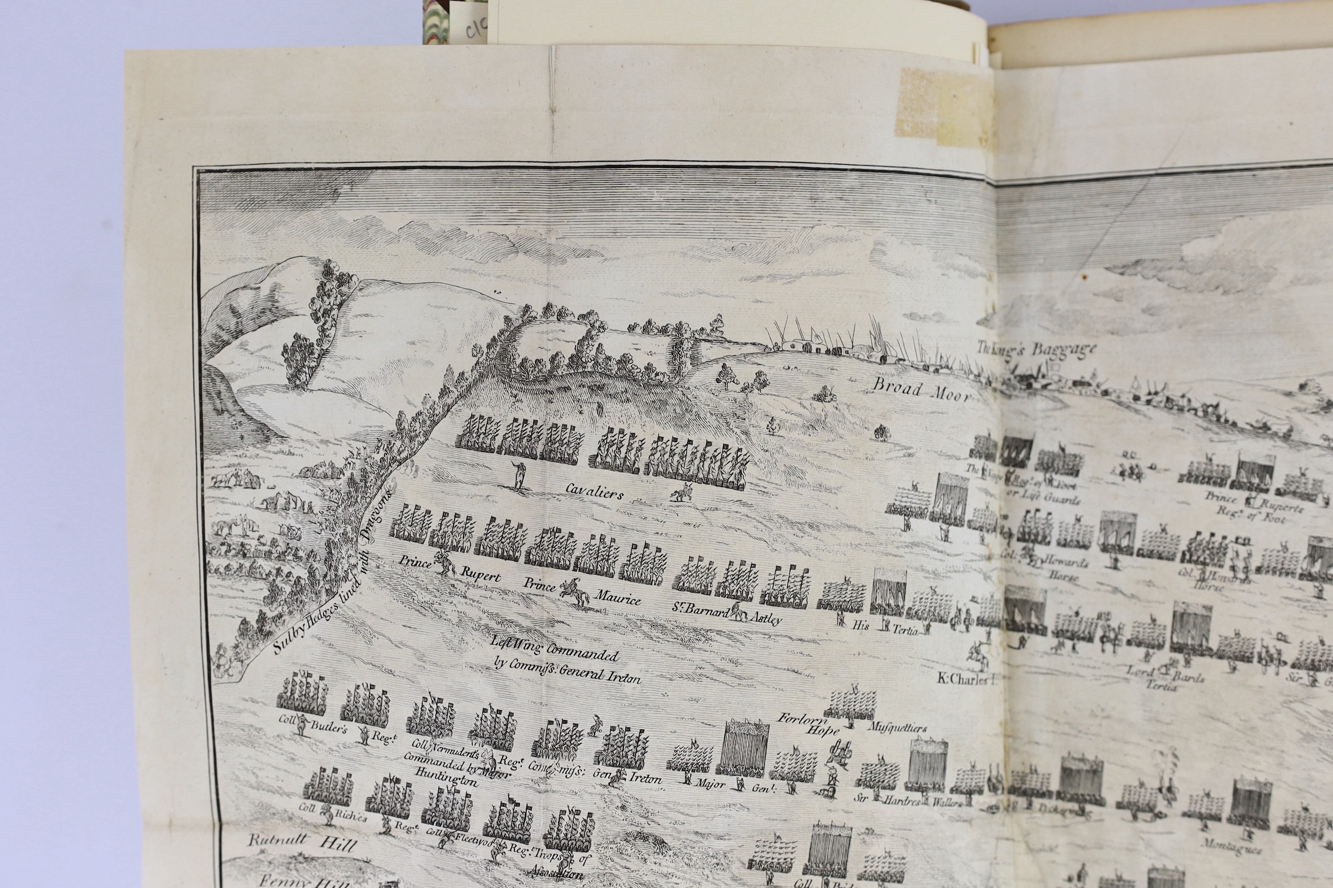 NORTHANTS: Mastin, Rev. John - The History and Antiquities of Naseby, in the County of Northampton. folded pictorial plan, subscribers list, half title; rebound calf-backed marbled boards